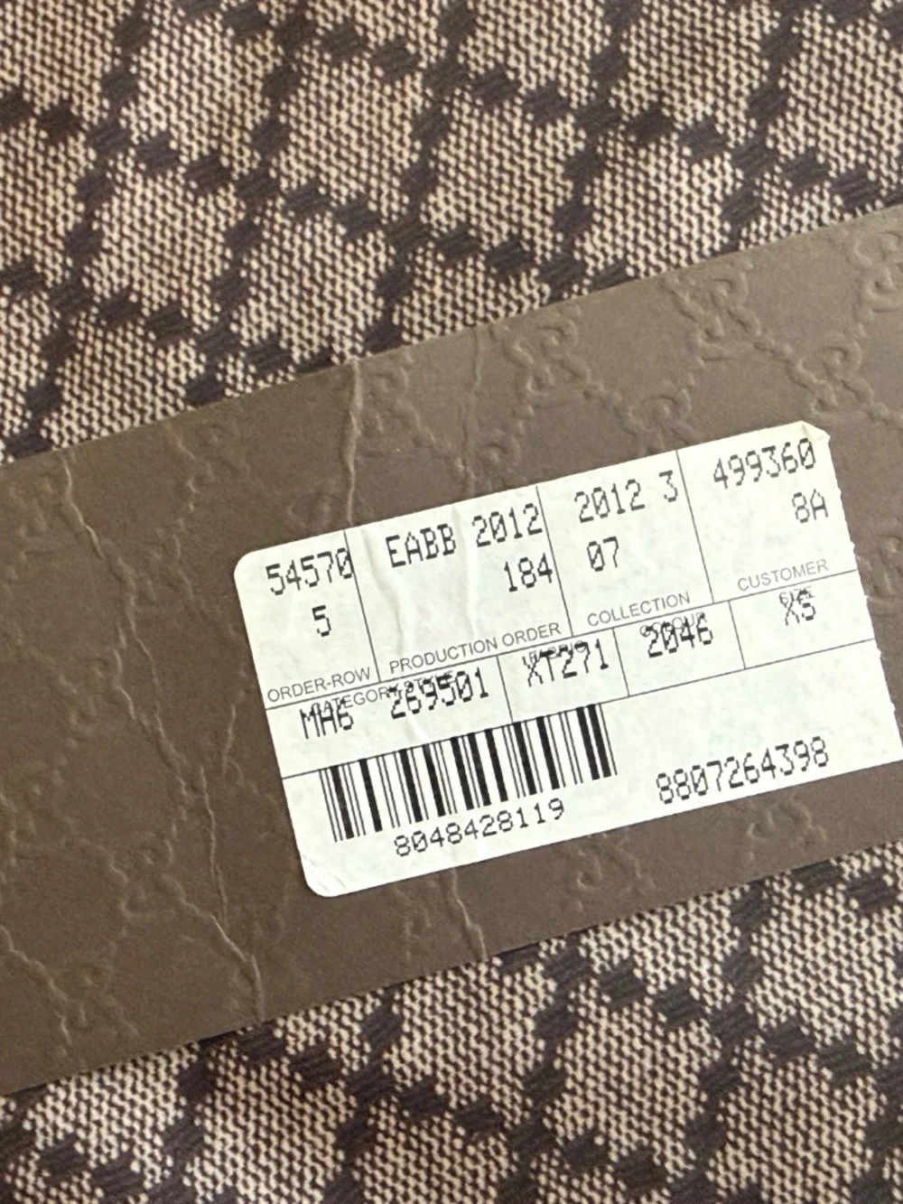 Gucci Men's GG Diamante Jacquard Swim Trunks Brown XS NWT Italy